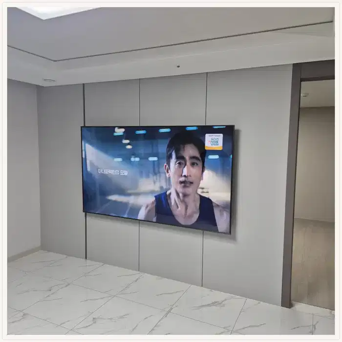 벽걸이TV 설치 참고 사진 · 힐스테이트 금오 더퍼스트 설치 방식 안내