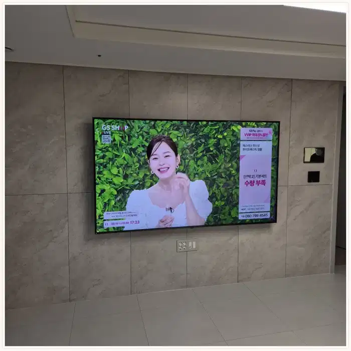 벽걸이TV 설치 참고 사진 · 북수원자이 렉스비아 설치 방식 안내